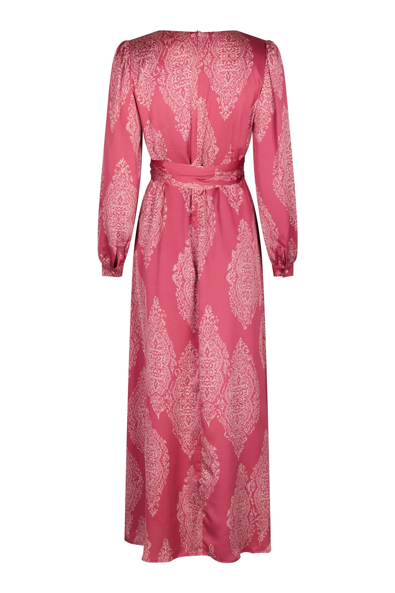 Bretti Paisley Drop kjole - Cherry Pink
